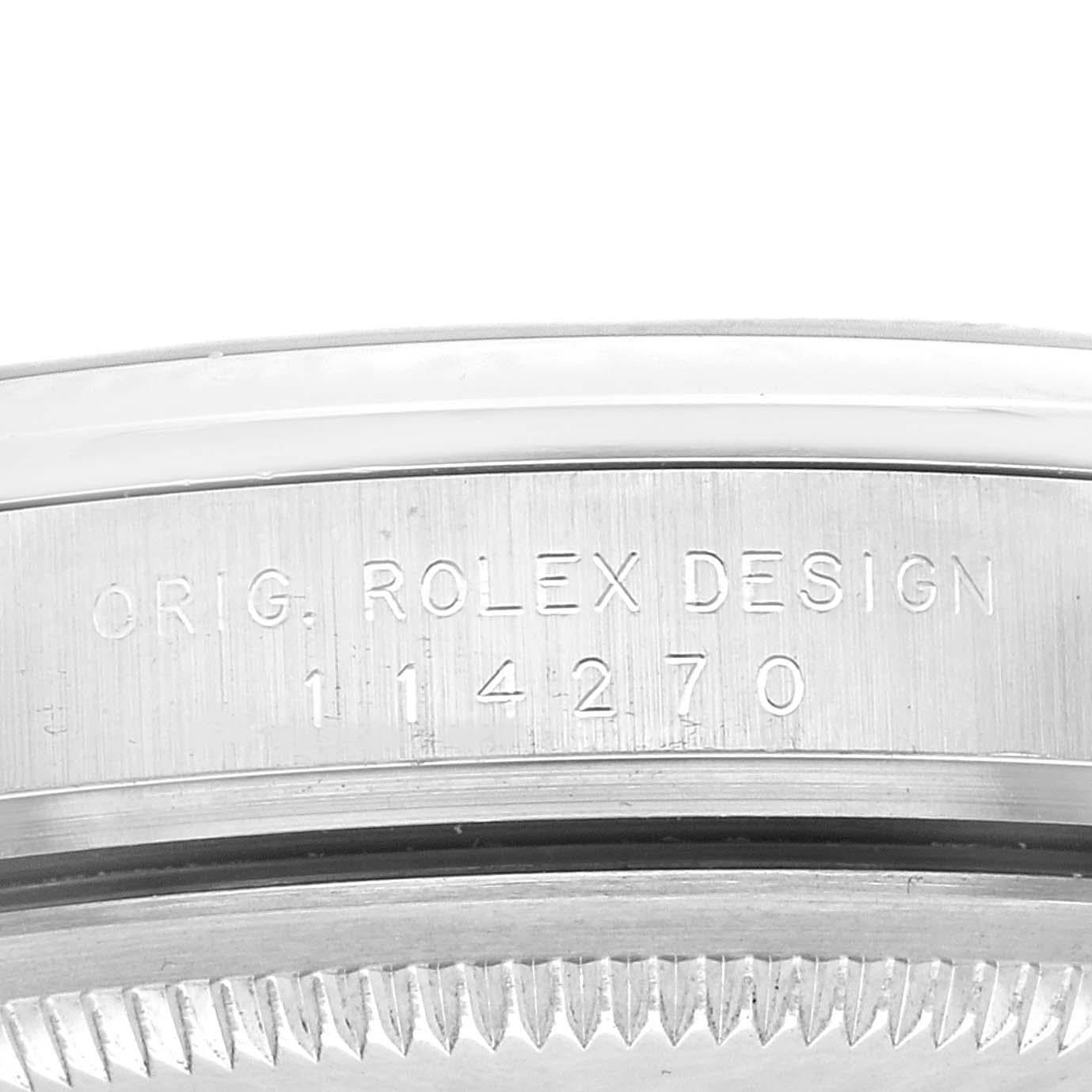 Rolex Explorer I Black Dial Steel Mens Watch 114270 1