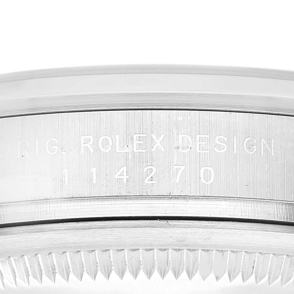 Rolex Explorer I Black Dial Steel Mens Watch 114270 2