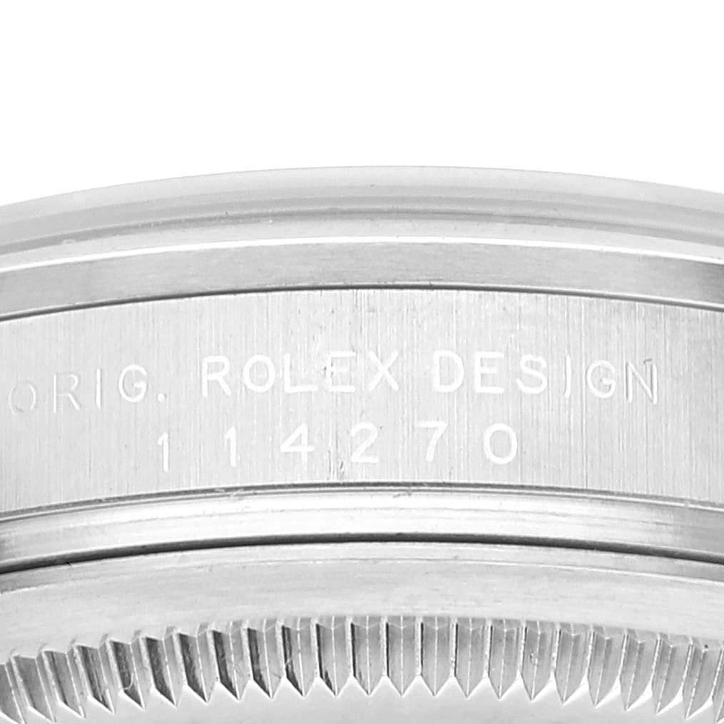 Rolex Explorer I Black Dial Steel Mens Watch 114270 3