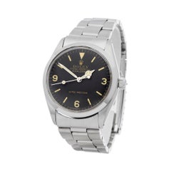 Rolex Explorer I Double Stamped T25 Stainless Steel 5500