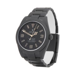 Rolex Explorer I Hercules Skull Dlc Coated Stainless Steel 214270