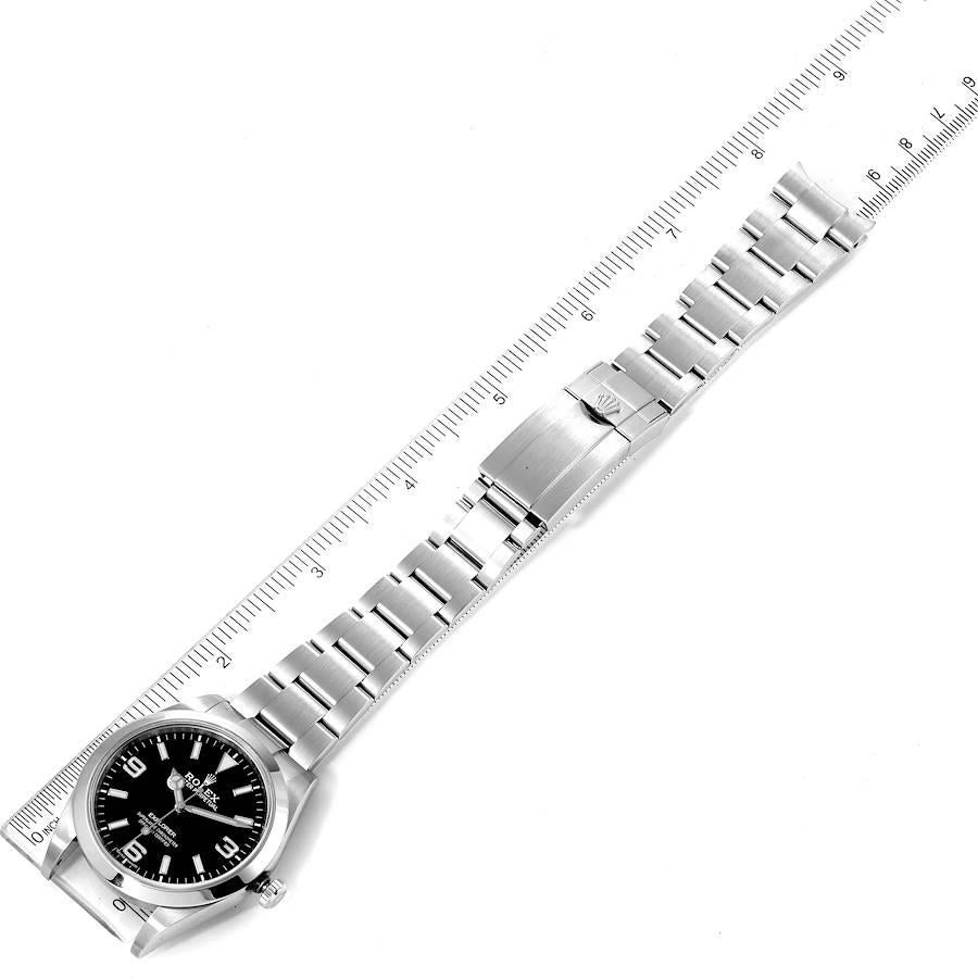 Rolex Explorer I Luminescent Arabic Numerals Steel Mens Watch 214270 For Sale 4
