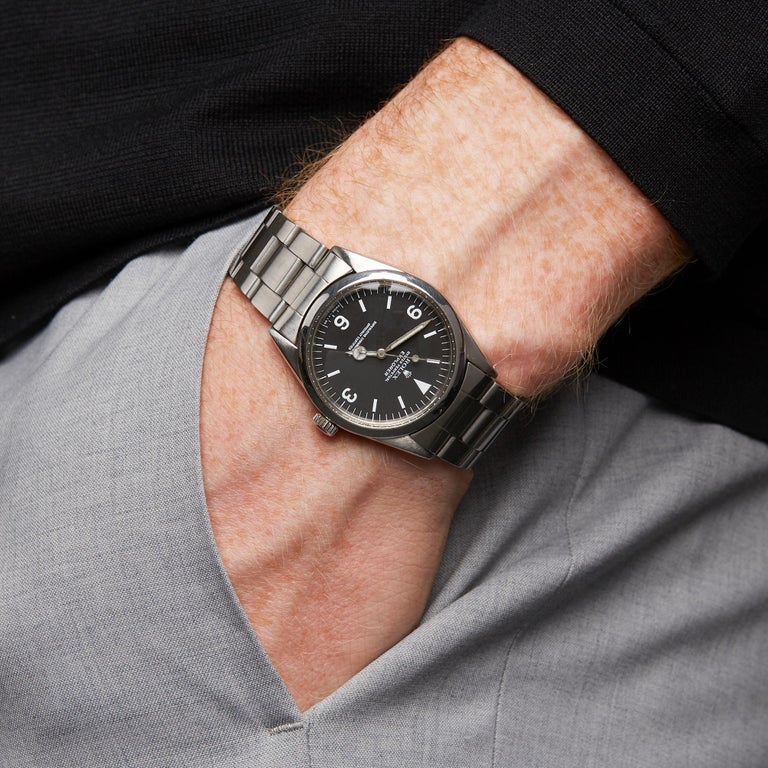 Rolex Explorer I Stainless Steel 1016 Vintage At 1stdibs