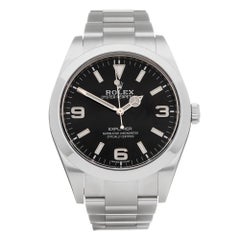 Used Rolex Explorer I Stainless Steel 214270 Wrist Watch