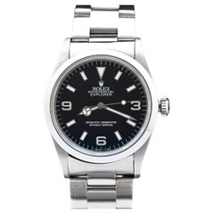 Rolex Explorer I Steele 14270 Orologio automatico con etichetta verde, 1995