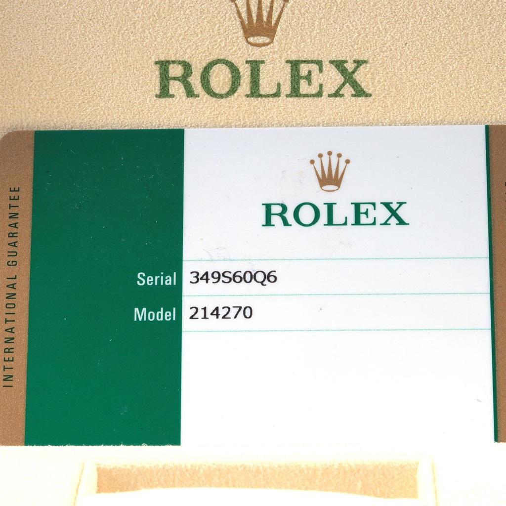 Rolex Explorer I Steel Automatic Men’s Watch 214270 Box Card 8
