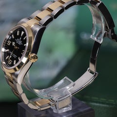 Rolex Explorer I Two-Tone Steel Ref.124273 Black Dial 36mm 2021 Full Set Watch