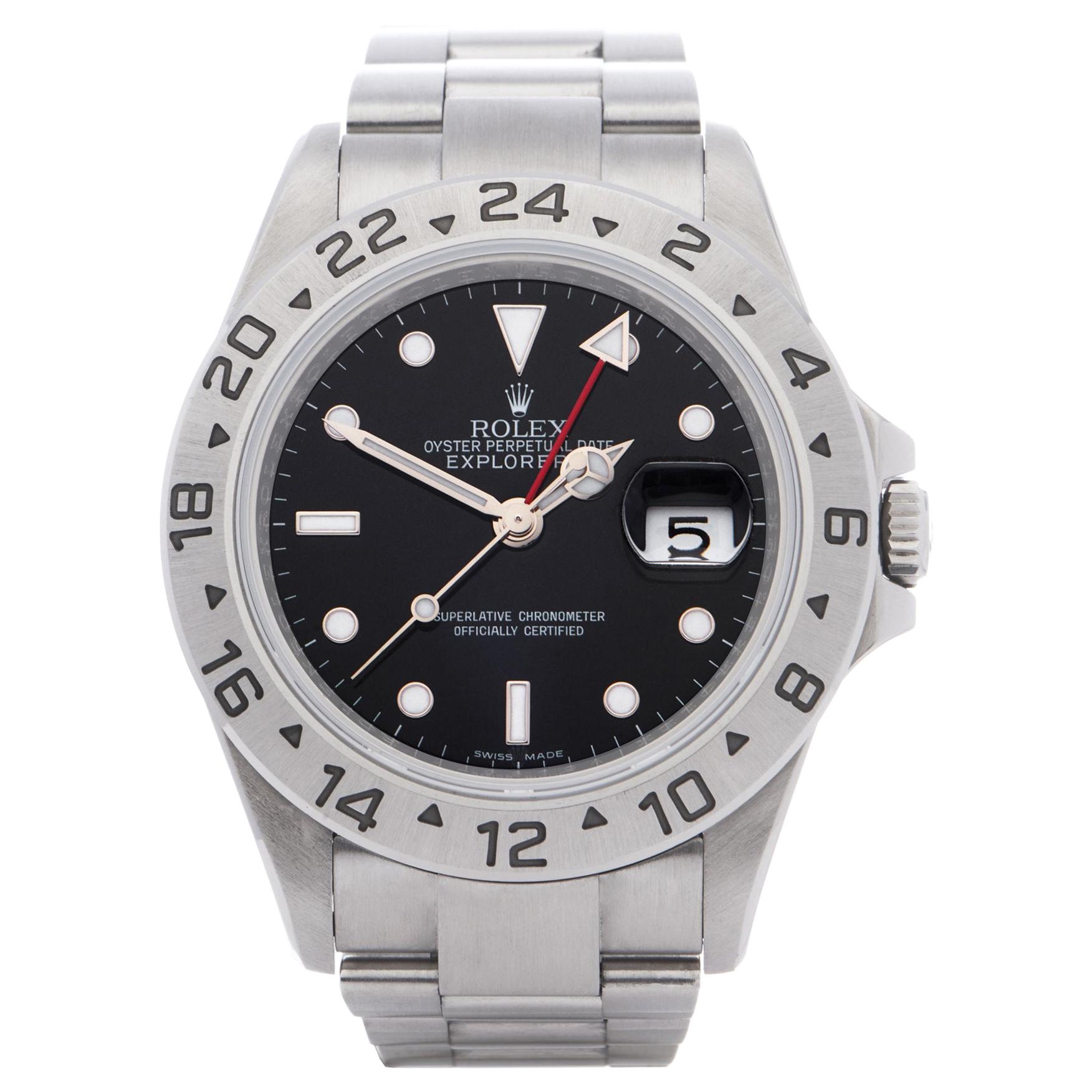 Rolex Explorer II 0 16570 Men Stainless Steel 0 Watch For Sale