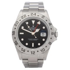 Rolex Explorer II 0 16570 Men Stainless Steel V-Serial Watch