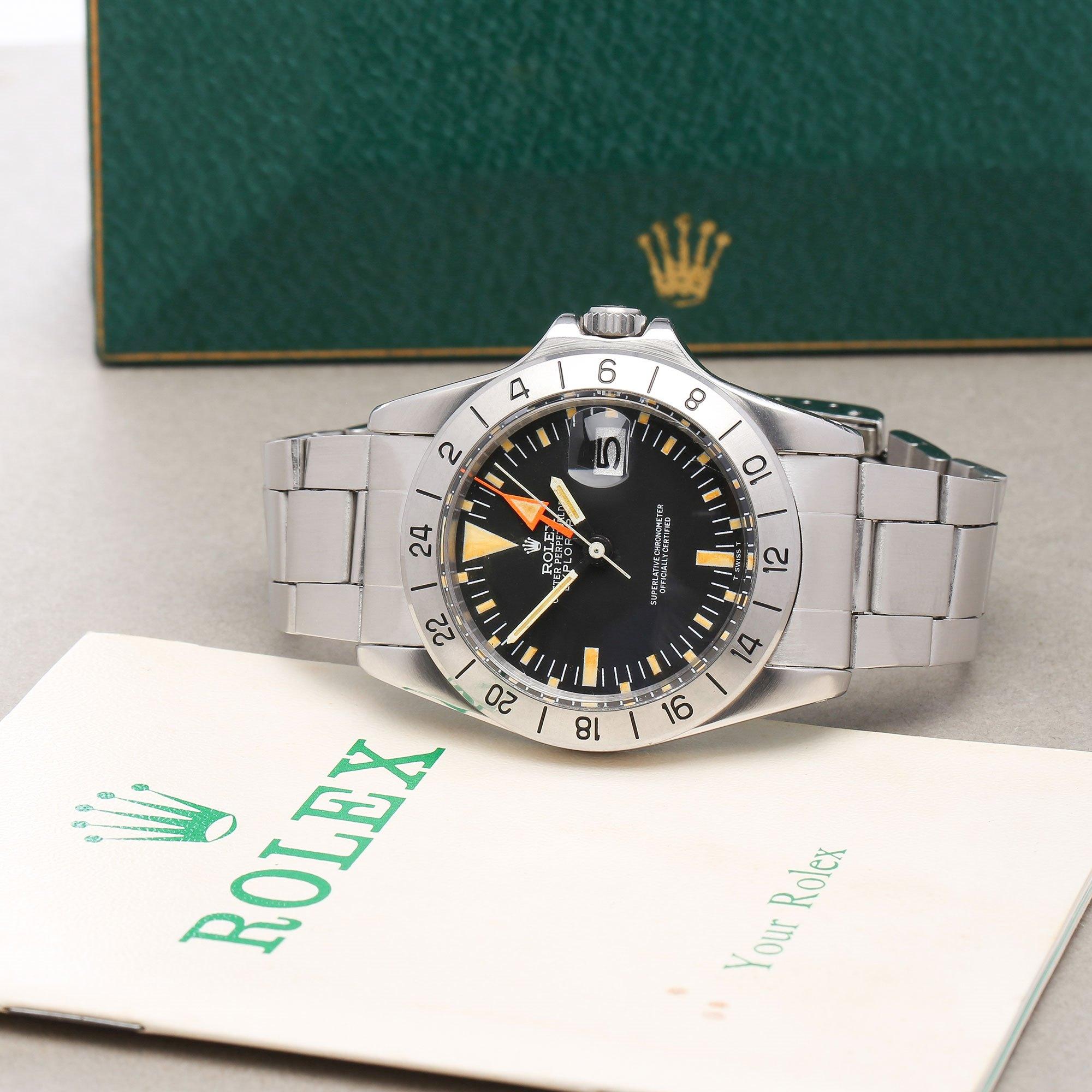 Rolex Explorer II 0 3097674 Stainless Steel Deployant Not Recommended for Use in 4