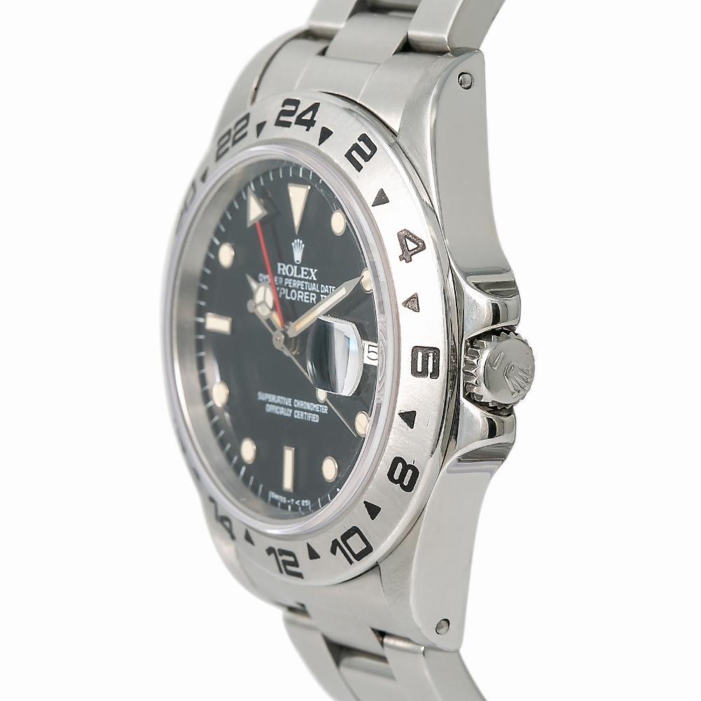 Rolex Explorer II 16550, Black Dial, Certified and Warranty 1