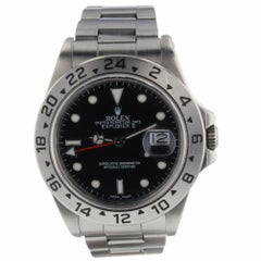 Rolex Explorer II 16550, Black Dial, Certified and Warranty