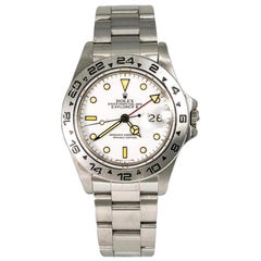 Used Rolex Explorer II 16550, White Dial, Certified and Warranty