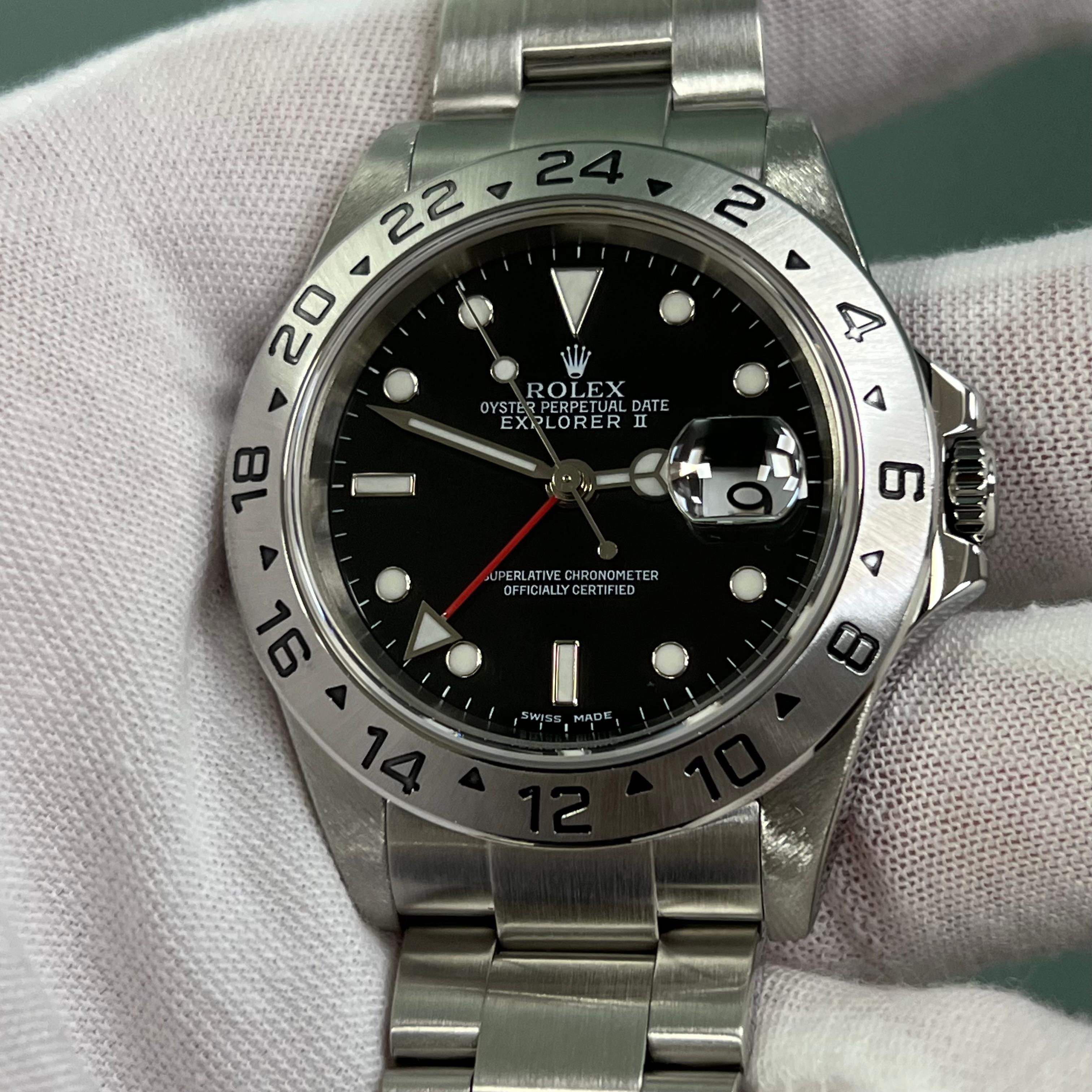 Rolex Explorer II 16570 40mm Black Dial Stainless Steel Box Paper 2004 8