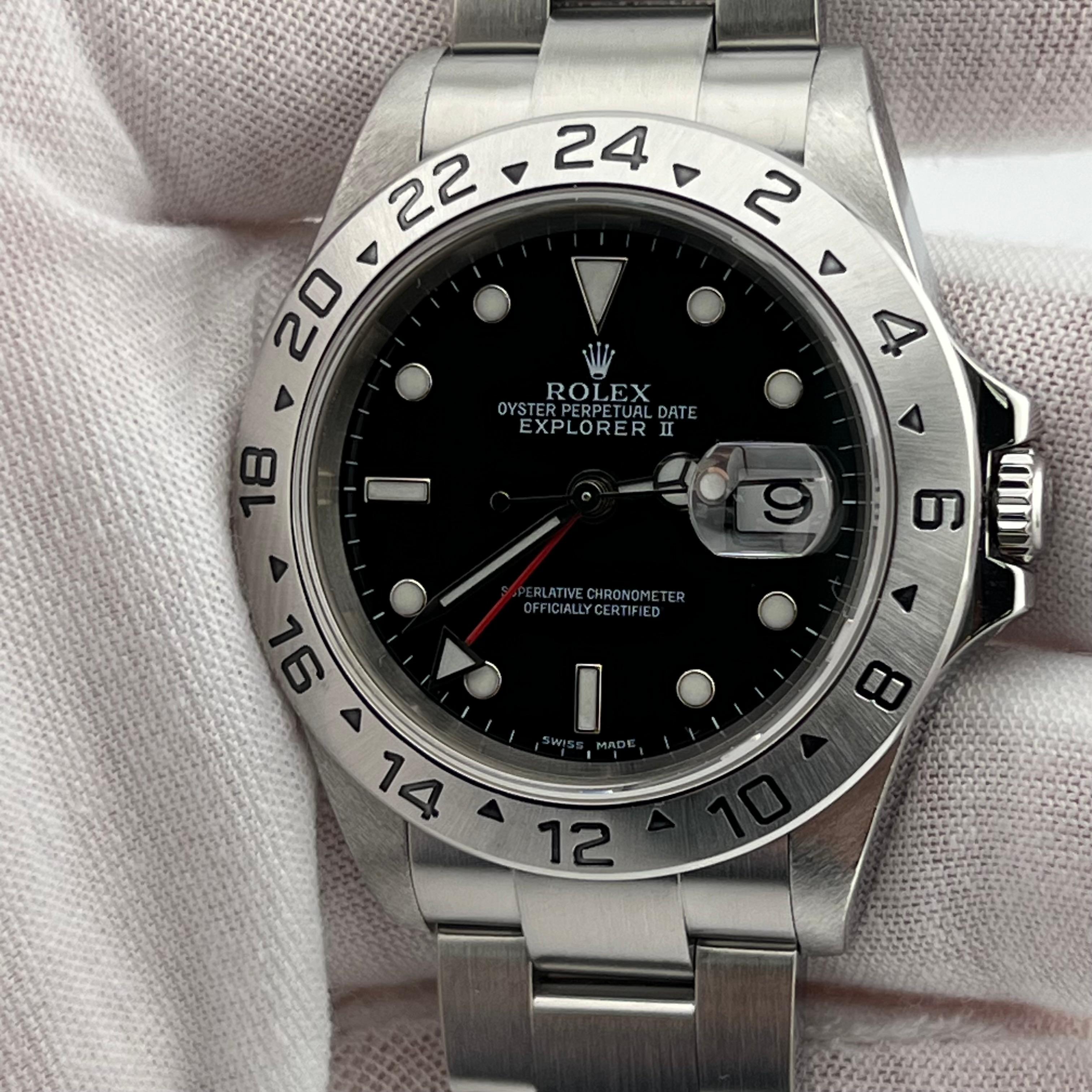 Rolex Explorer II 16570 40mm Black Dial Stainless Steel Box Paper 2004 1