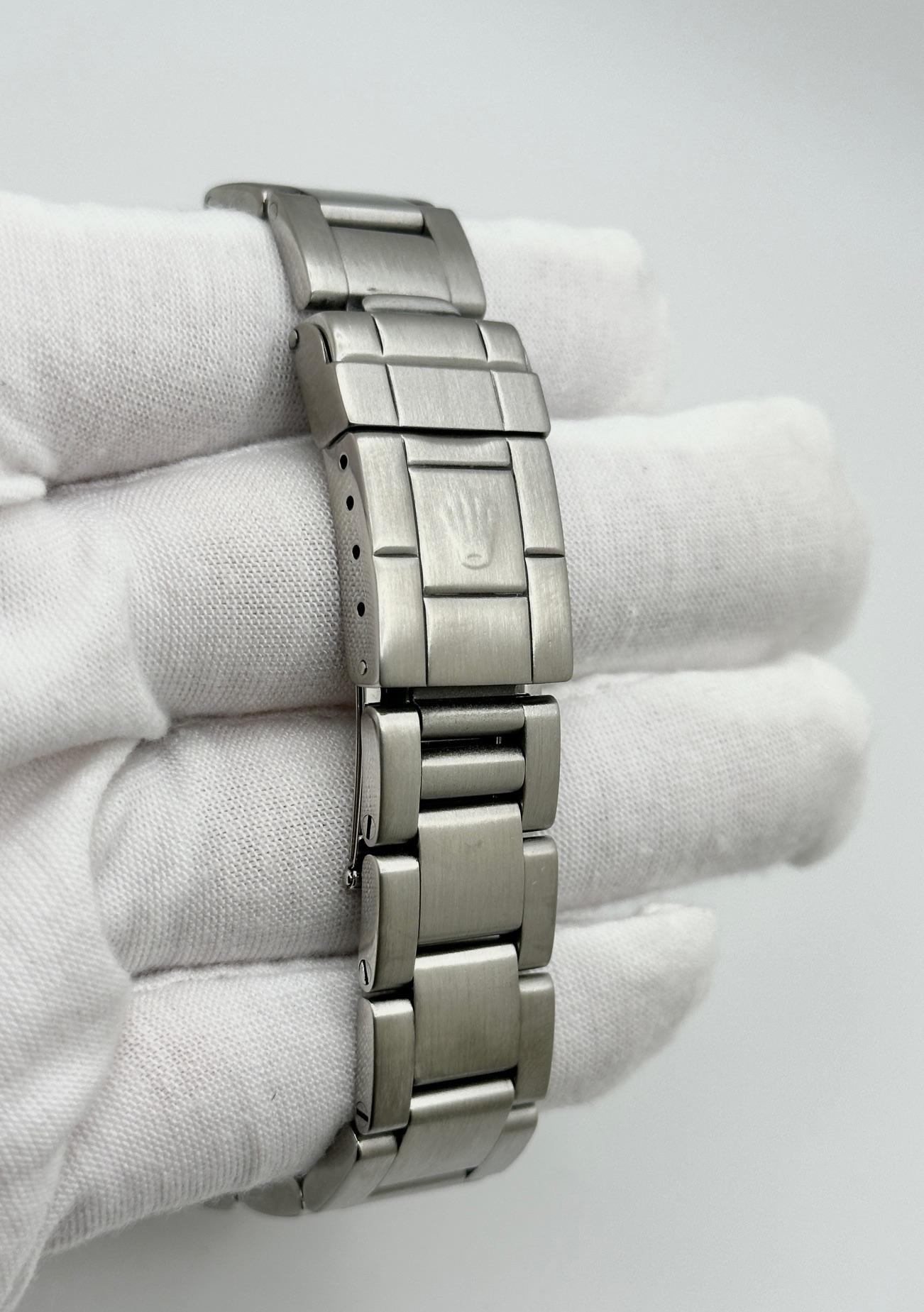 Rolex Explorer II 16570 40mm Schwarzes Zifferblatt aus Edelstahl 1