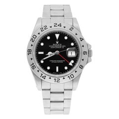 Montre Hommes Rolex Explorer II 16570 40mm Acier inoxydable Cadran noir Année 1997