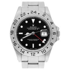 Rolex Explorer II 16570 40mm Stainless Steel Black Dial Men's Watch Year 1997