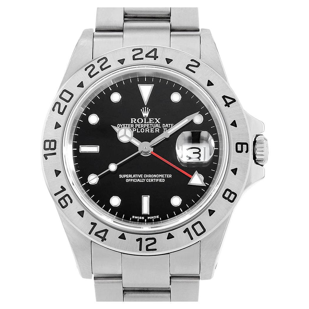 Rolex Explorer II 16570 Black Dial P Serial - Gently Used Men's Luxury Watch
