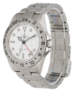 Rolex Explorer II 16570 gravierte Rehaut Herrenuhr