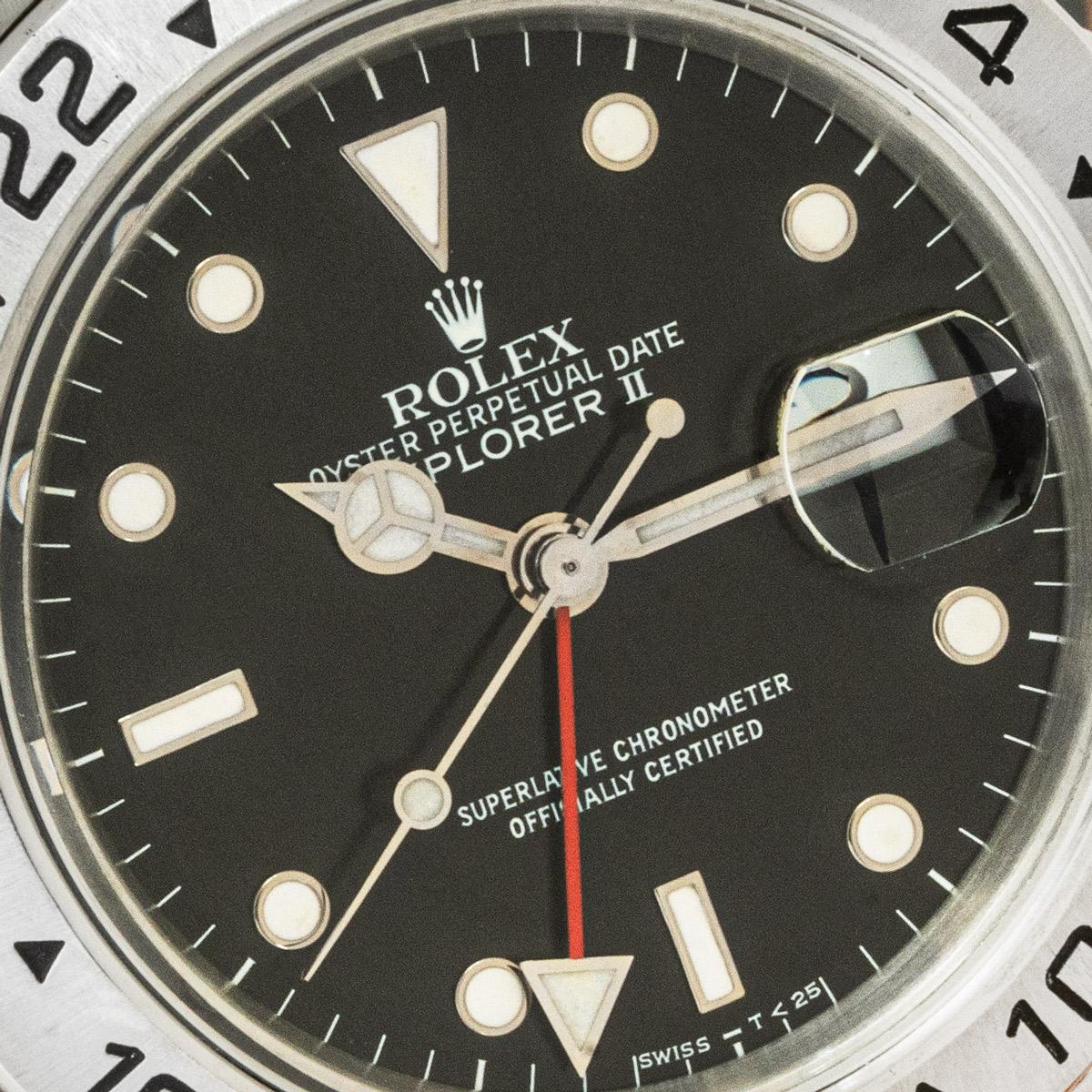 Rolex Explorer II 16570 In Excellent Condition For Sale In London, GB
