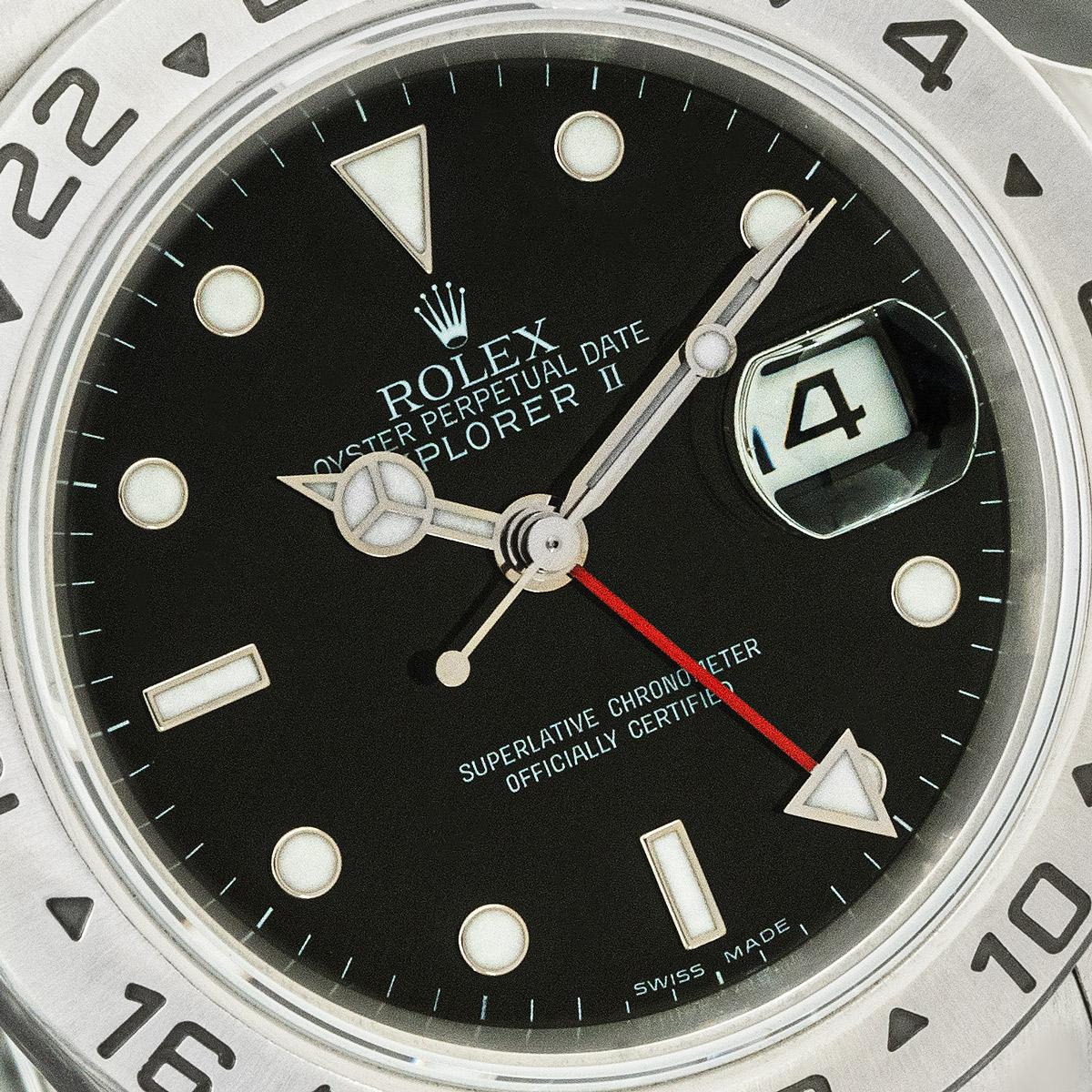 Rolex Explorer II 16570 In Good Condition For Sale In London, GB