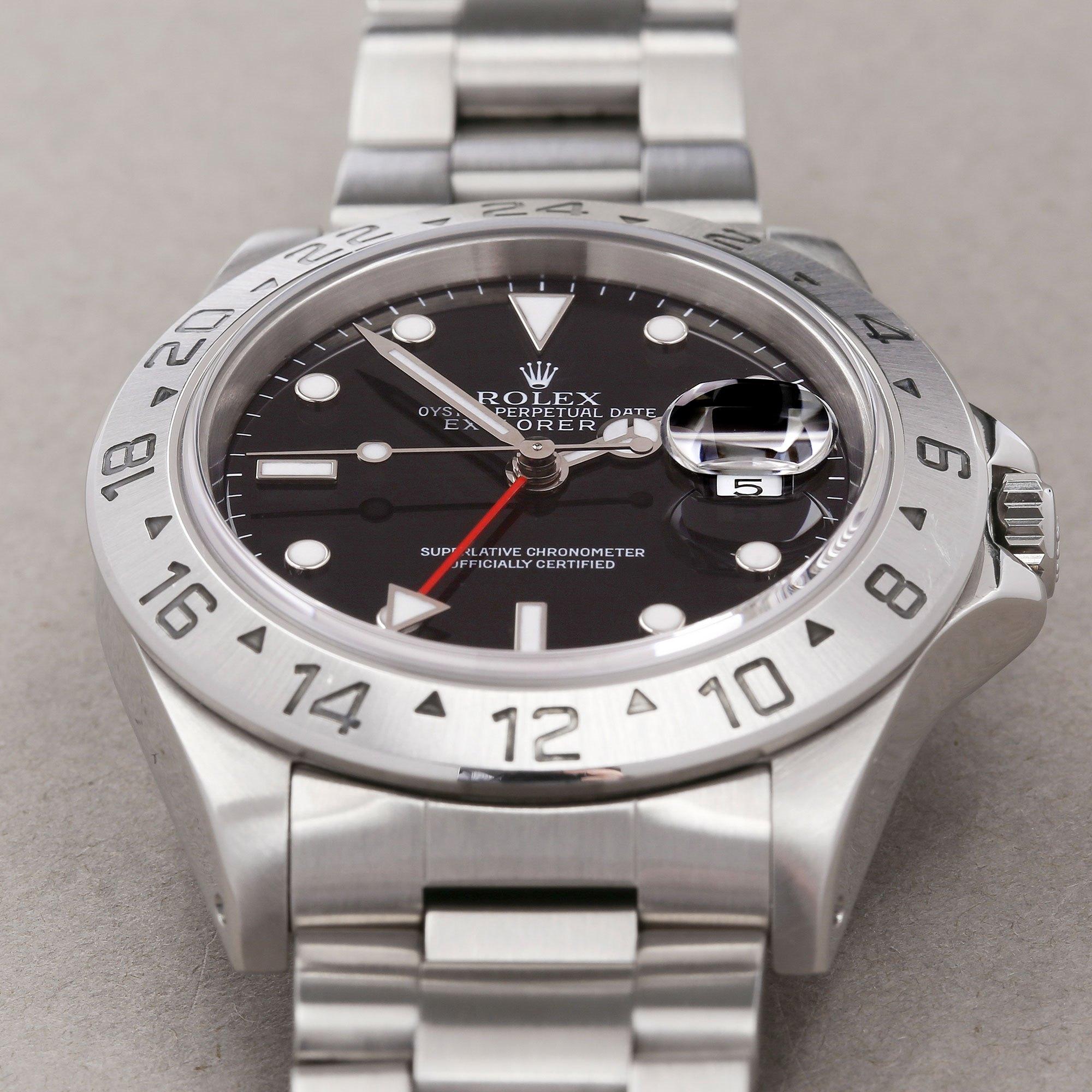 Rolex Explorer II 16570 Men Stainless Steel Watch 4
