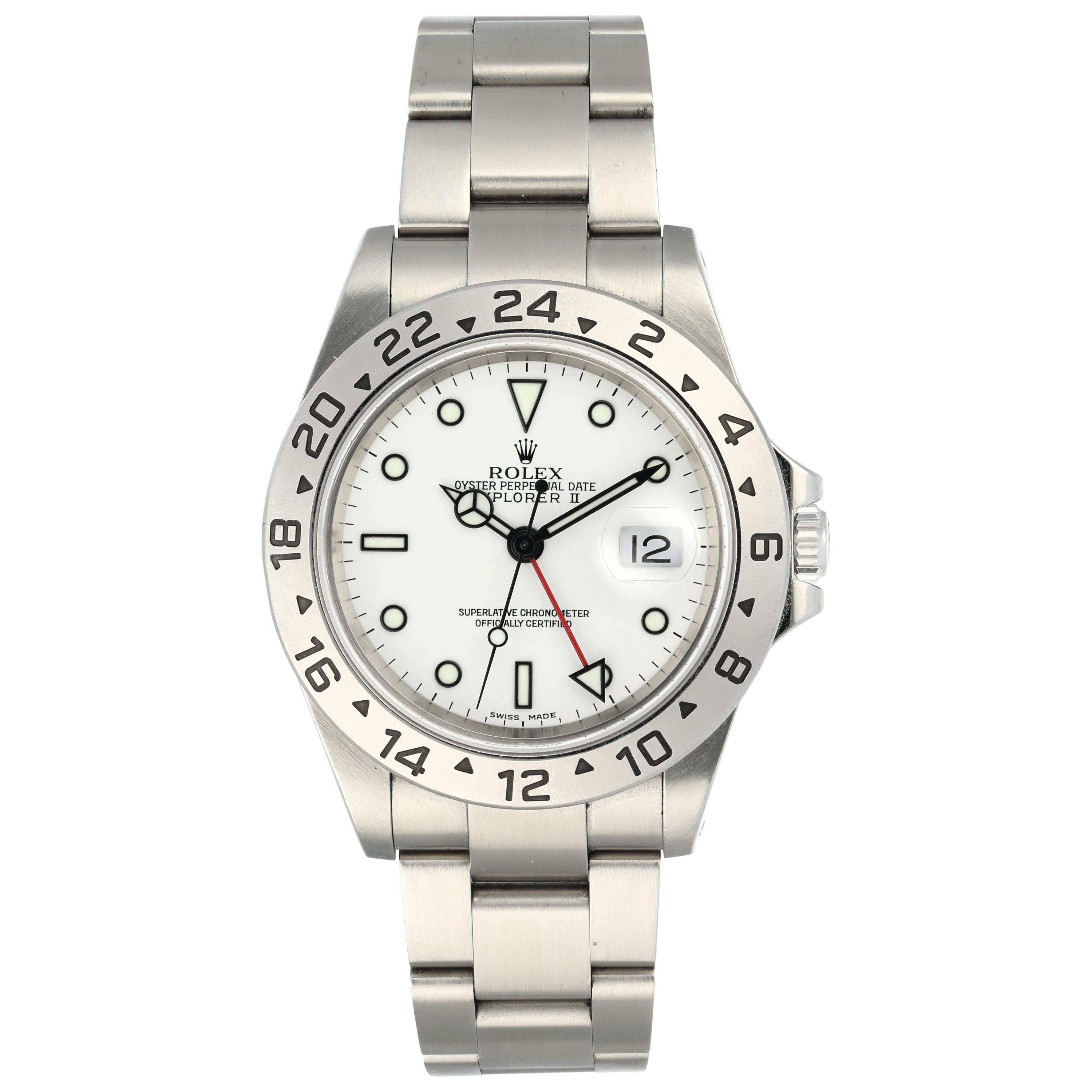 Rolex Explorer II 16570 Men
s Watch Box Papers For Sale