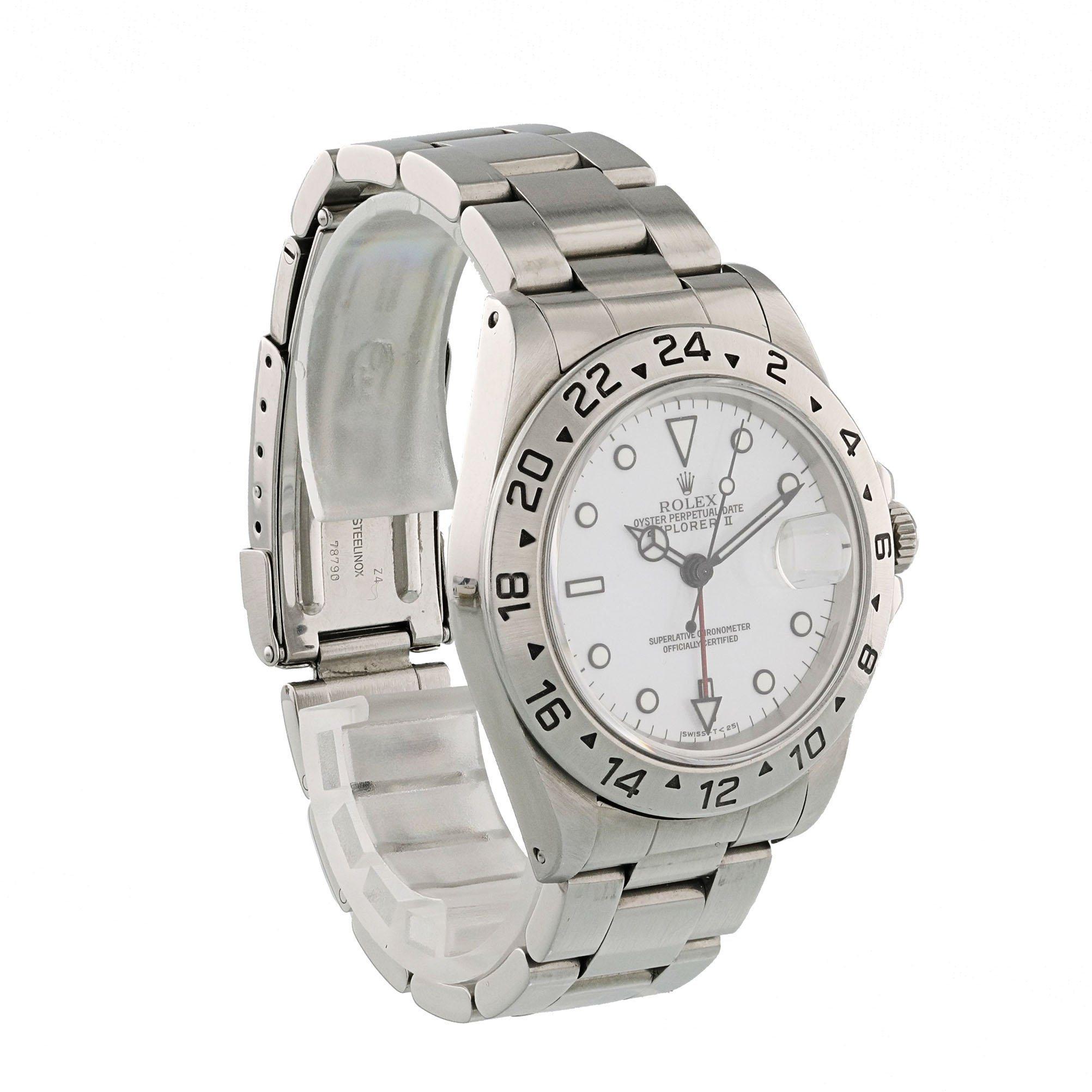Rolex Explorer II 16570 Polar Men's Watch For Sale 1