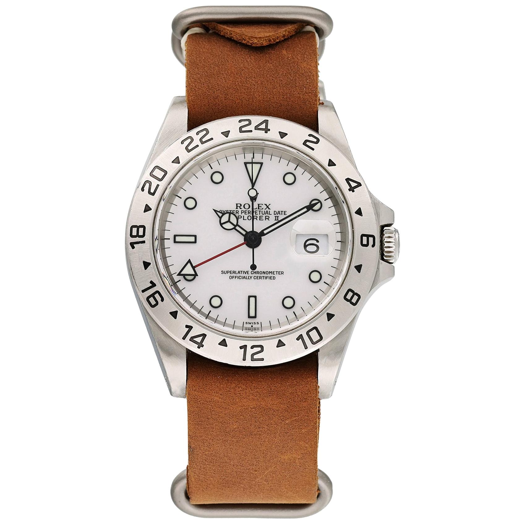 Rolex Explorer II 16570 Polar Men's Watch