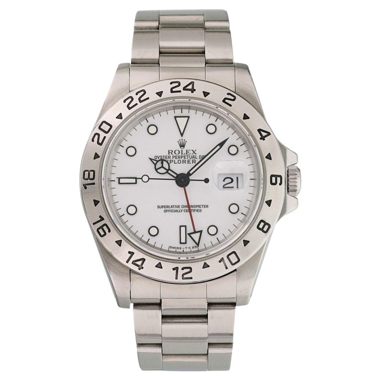 Rolex Explorer II 16570 Polar Men's Watch For Sale at 1stDibs
