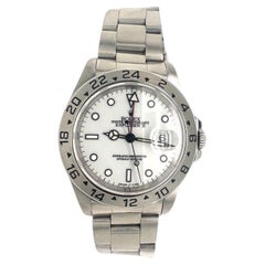 Rolex Explorer II 16570 Polar Weiße 40mm-Uhr aus Edelstahl (R-449)