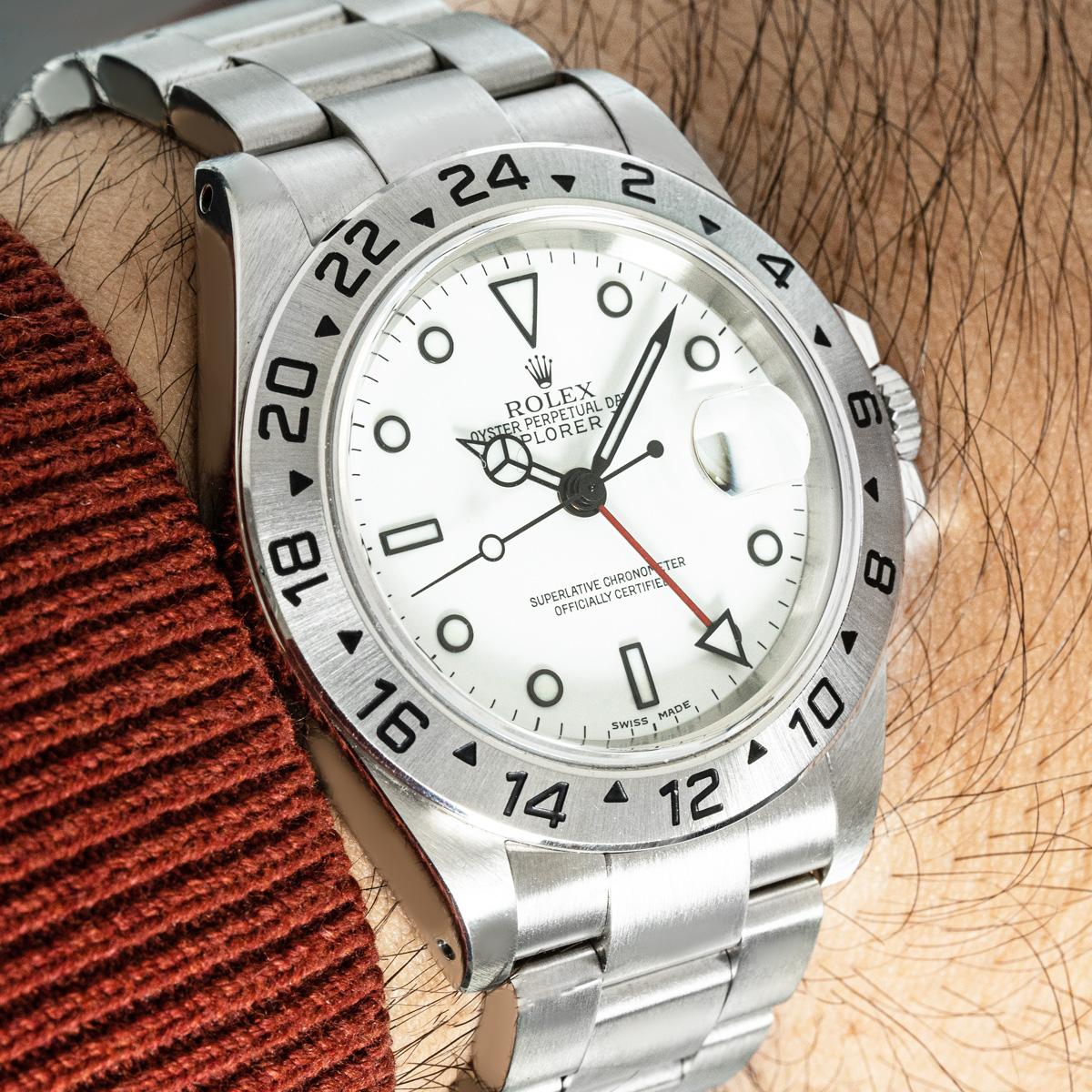 Rolex Explorer II 16570 Stainless Steel For Sale 6