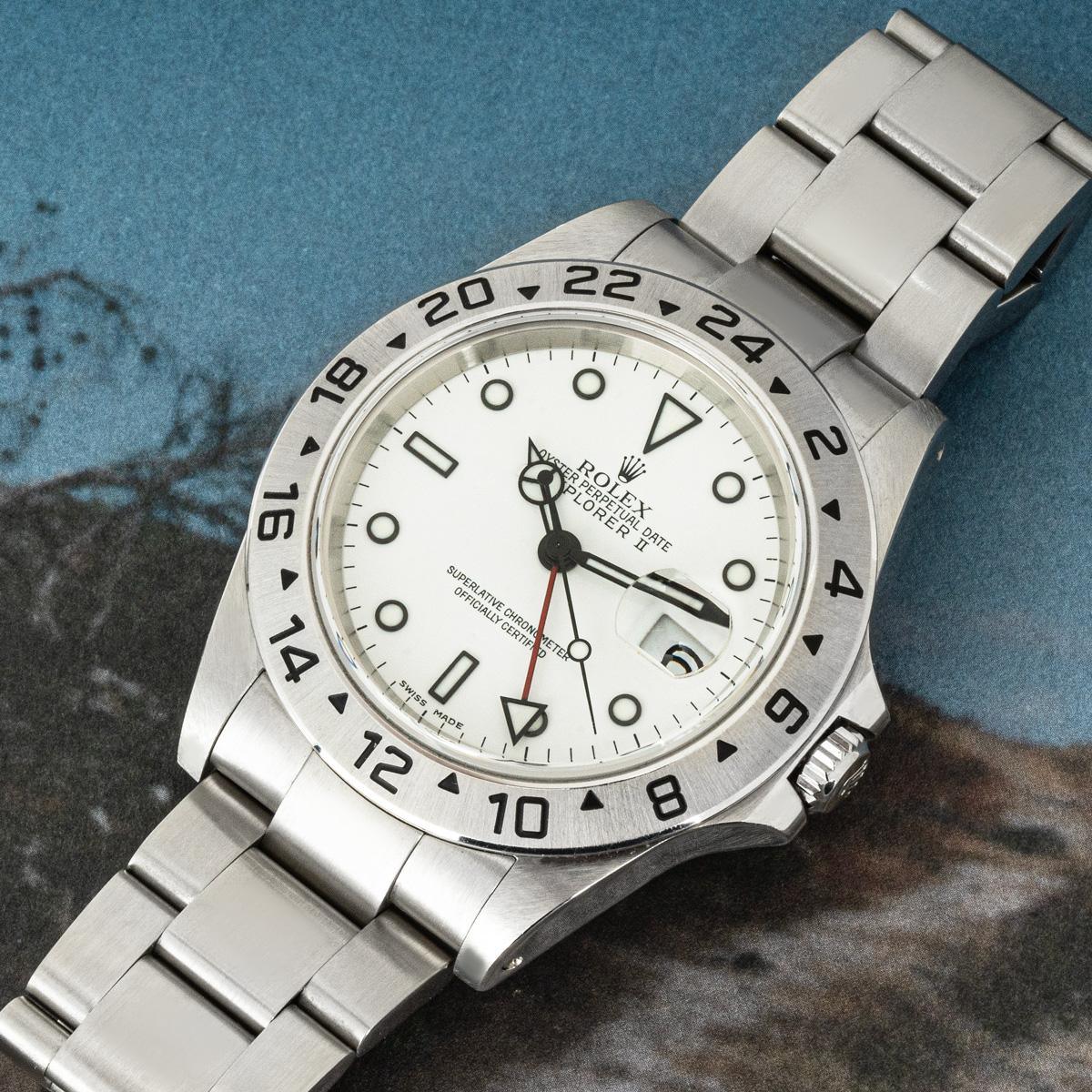 Rolex Explorer II 16570 Stainless Steel For Sale 5