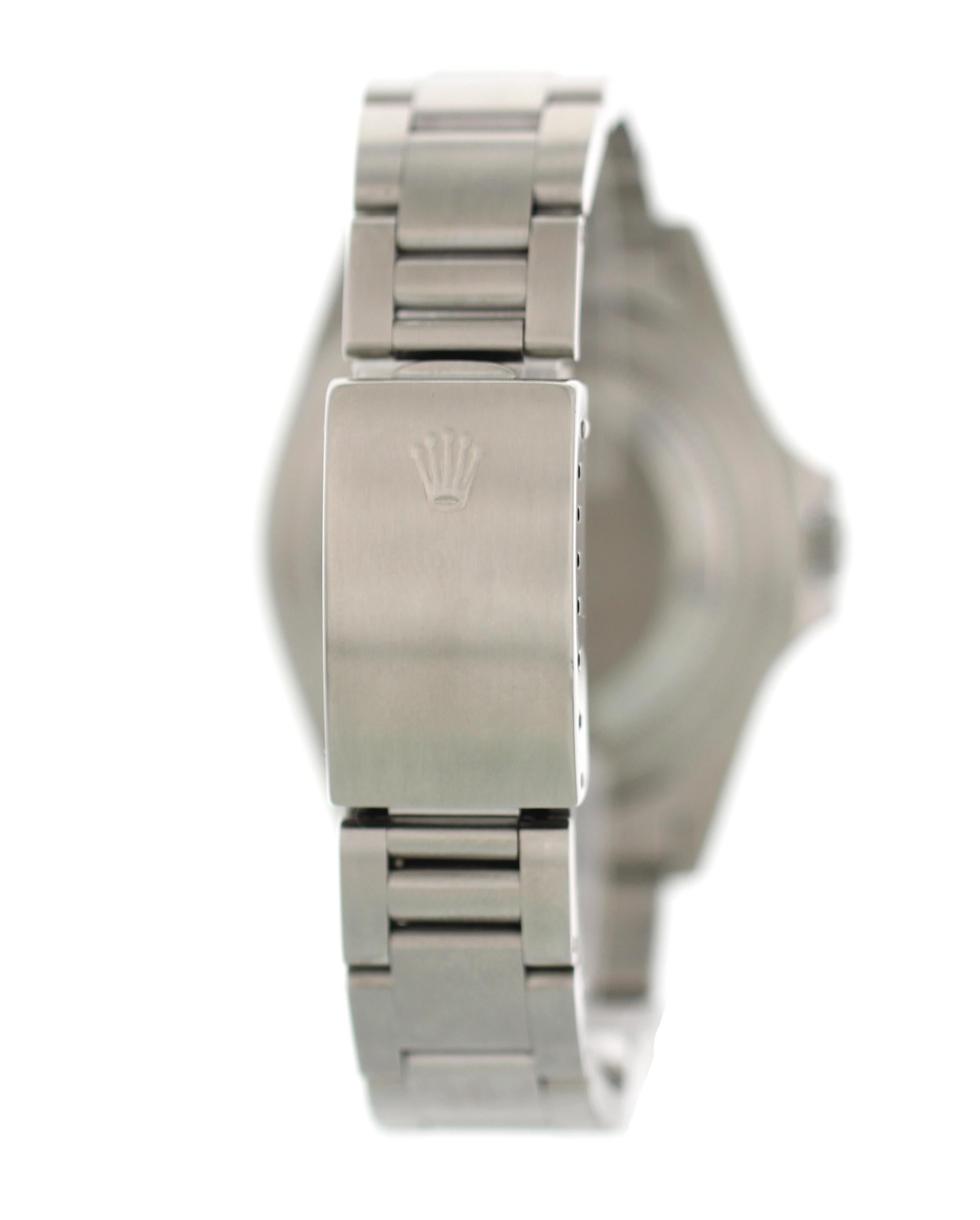 Rolex Explorer II 16570 Stainless Steel Tritium White Dial In Excellent Condition For Sale In New York, NY