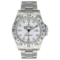 Rolex Explorer II 16570 Stainless Steel White Dial
