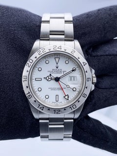 Rolex Explorer II 16570 Weißes Zifferblatt Herrenuhr