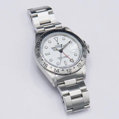 Rolex Explorer II 16570 Weißes Zifferblatt Herrenuhr