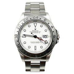 Rolex Explorer II 16570 Esfera Blanca Acero Inoxidable