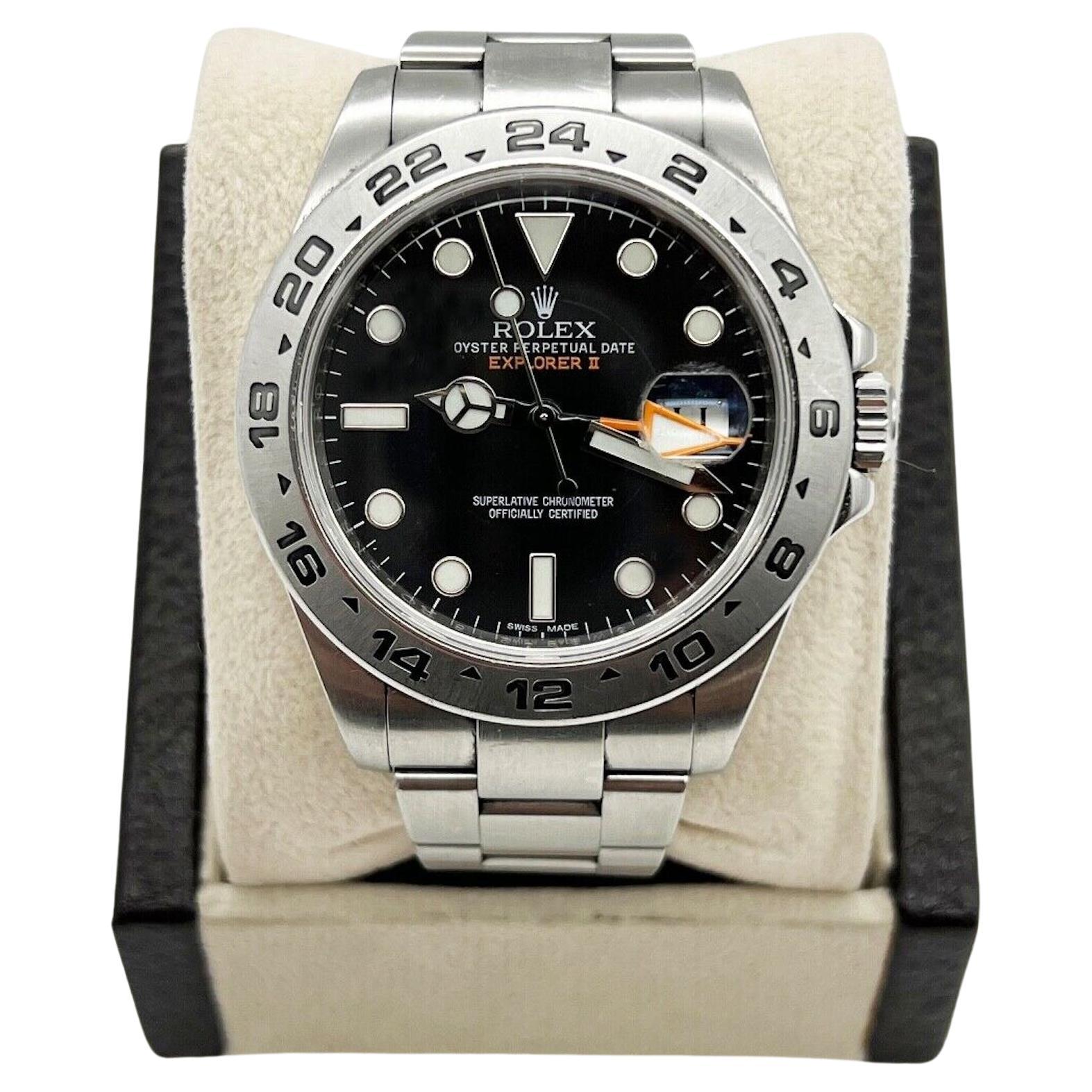 Rolex Explorer II 216570 Black Dial 42mm Stainless Steel Box Paper For Sale