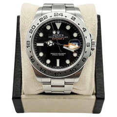 Rolex Explorer II 216570 Cadran noir 42mm Acier inoxydable Boîte papier