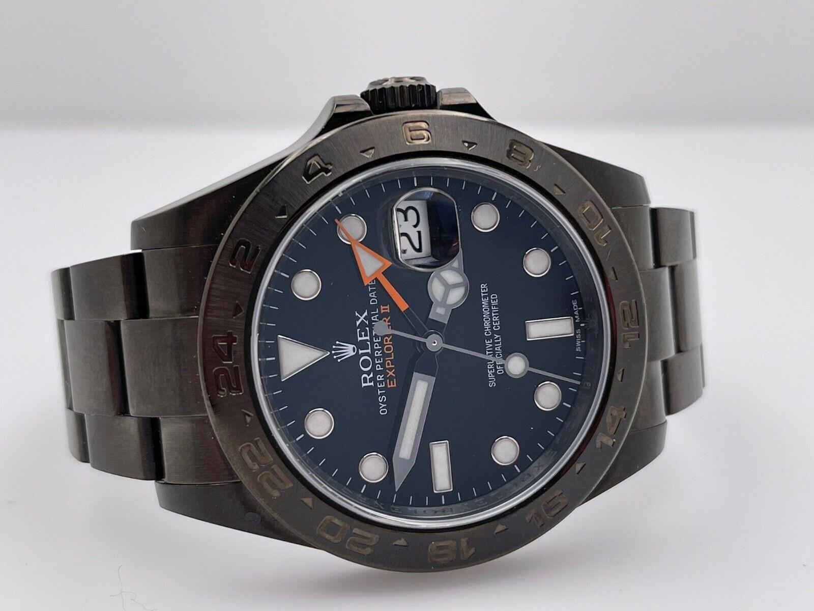 rolex explorer 2 schwarz