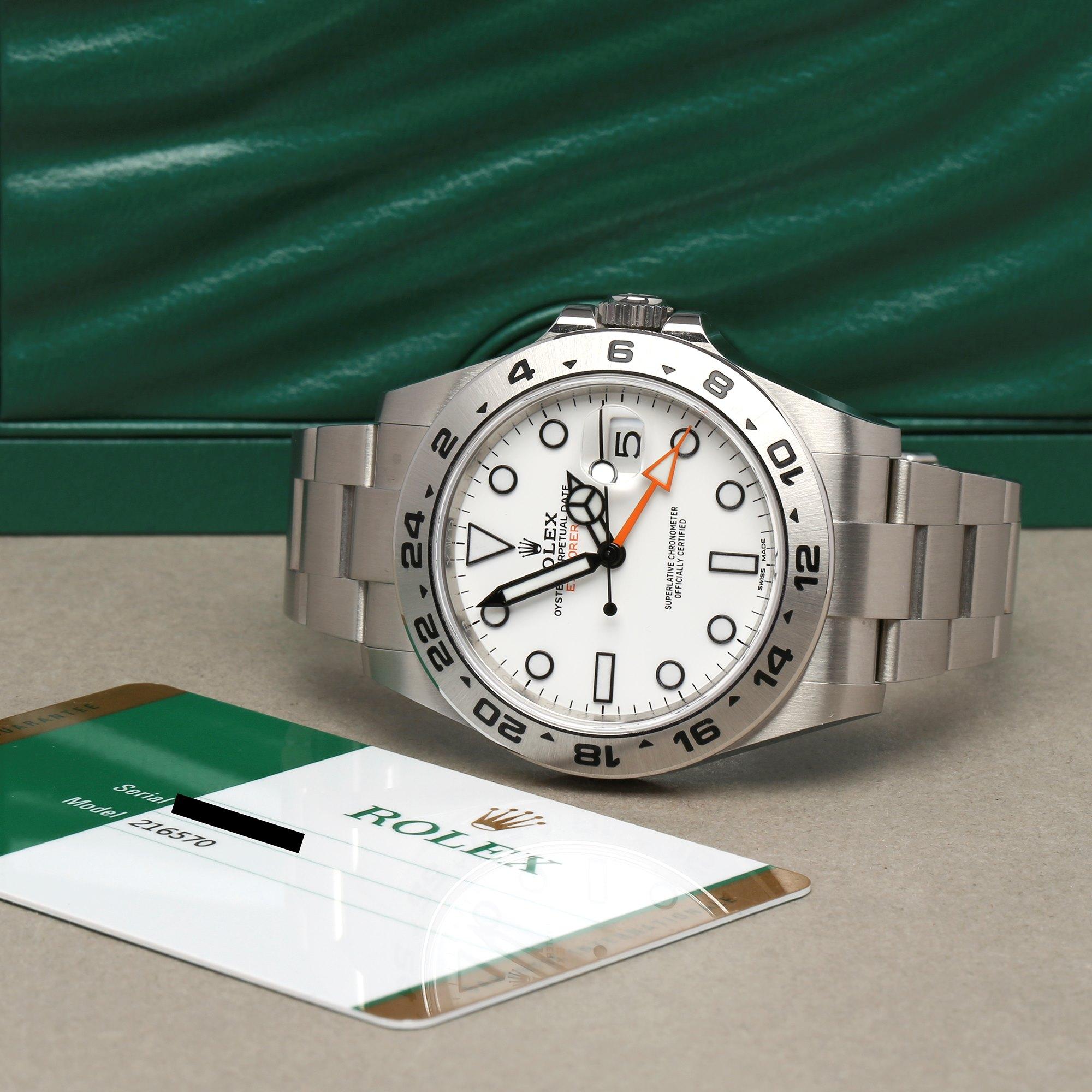 Rolex Explorer II 216570 Men's Stainless Steel Watch 6