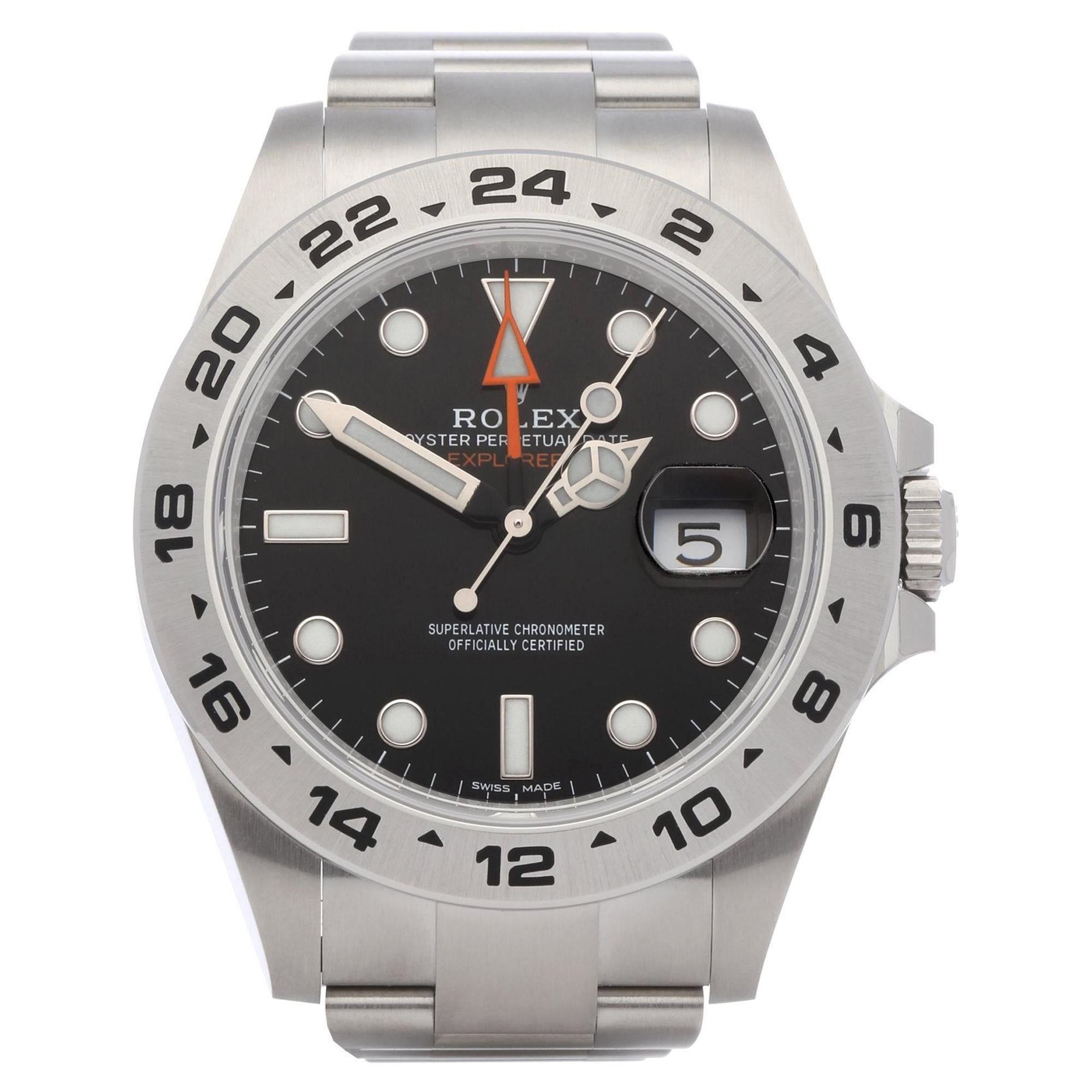 Rolex Explorer II 216570 Men Stainless Steel Watch