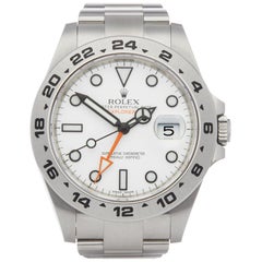 Rolex Explorer II 216570 Men Stainless Steel XL Watch