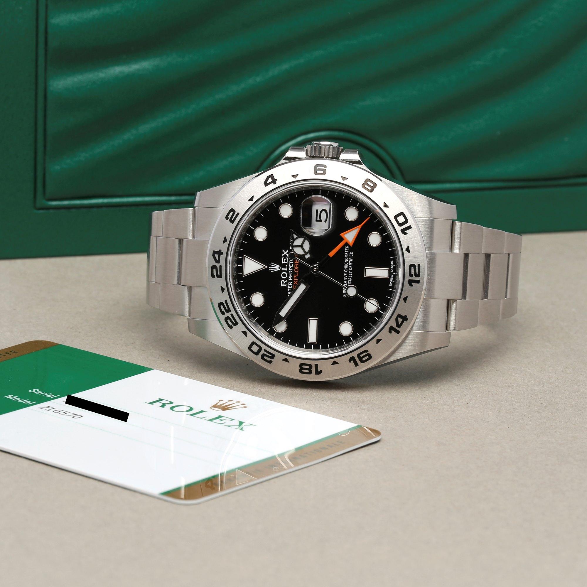 Rolex Explorer II 216570 Men's Stainless Steel Watch 5