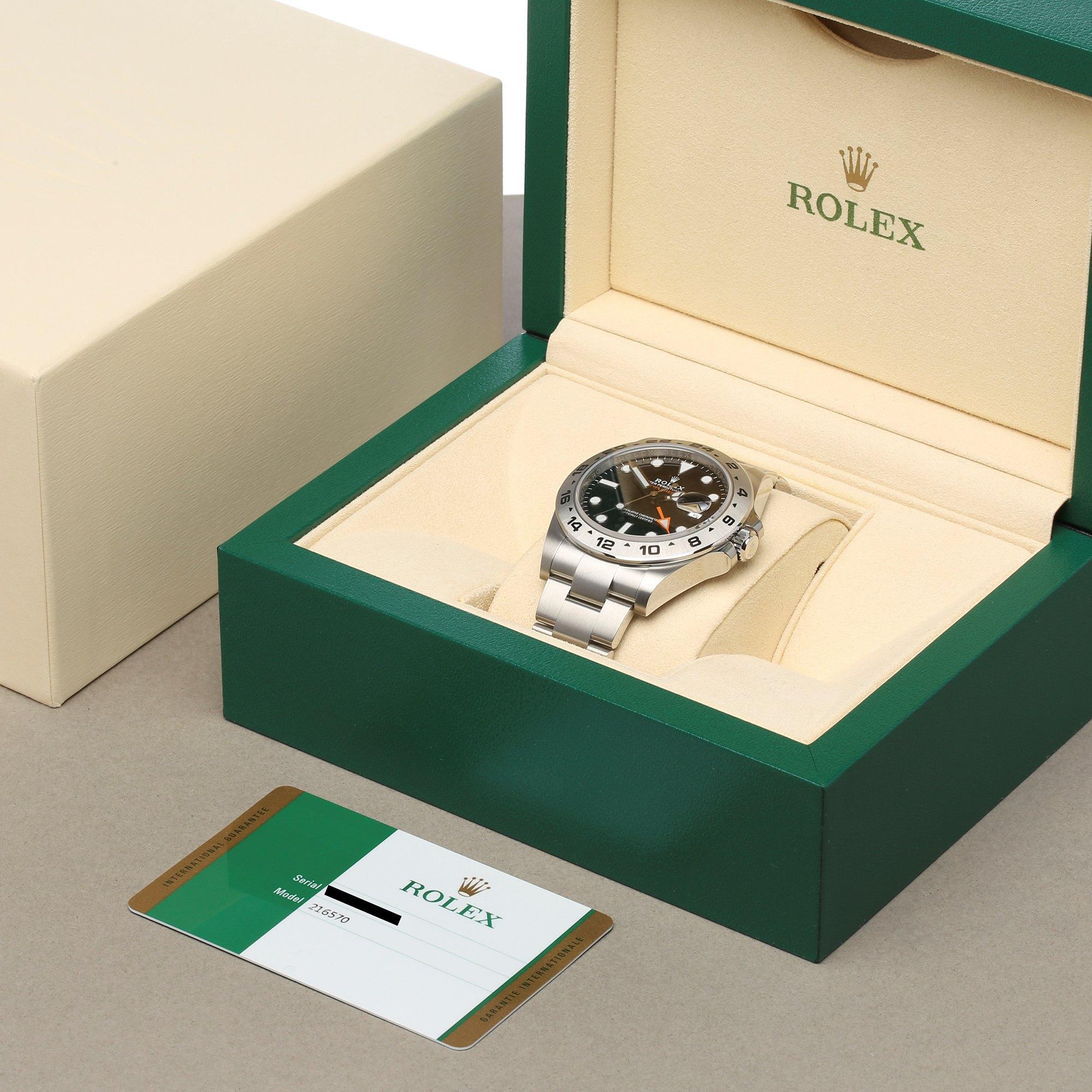 Rolex Explorer II 216570 Men's Stainless Steel Watch 6