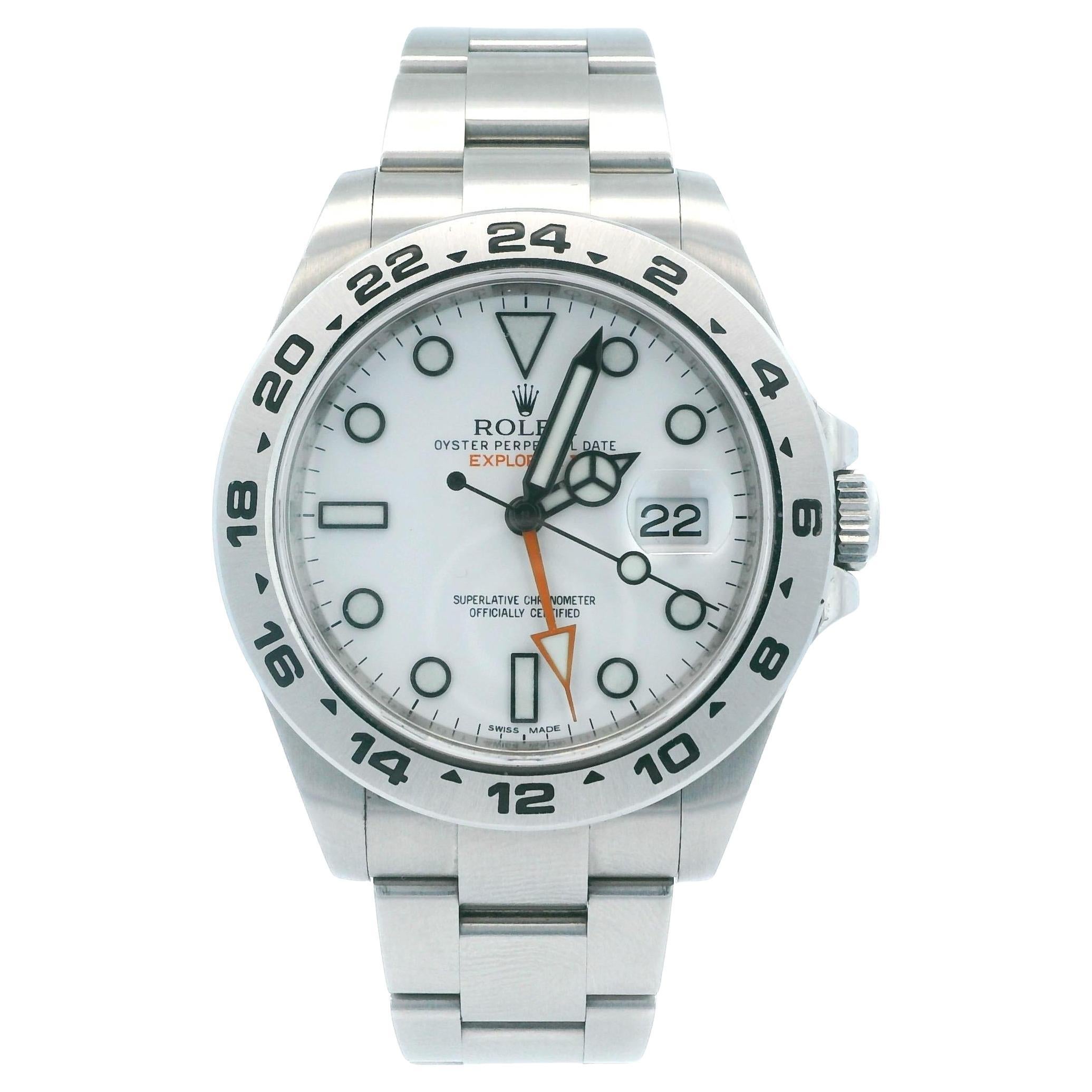 Rolex Explorer II 216570 Papeles de la caja del reloj de caballero