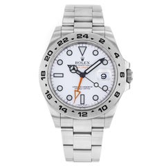 Rolex Explorer II 216570 White Dial GMT Stainless Steel Automatic Men's Watch