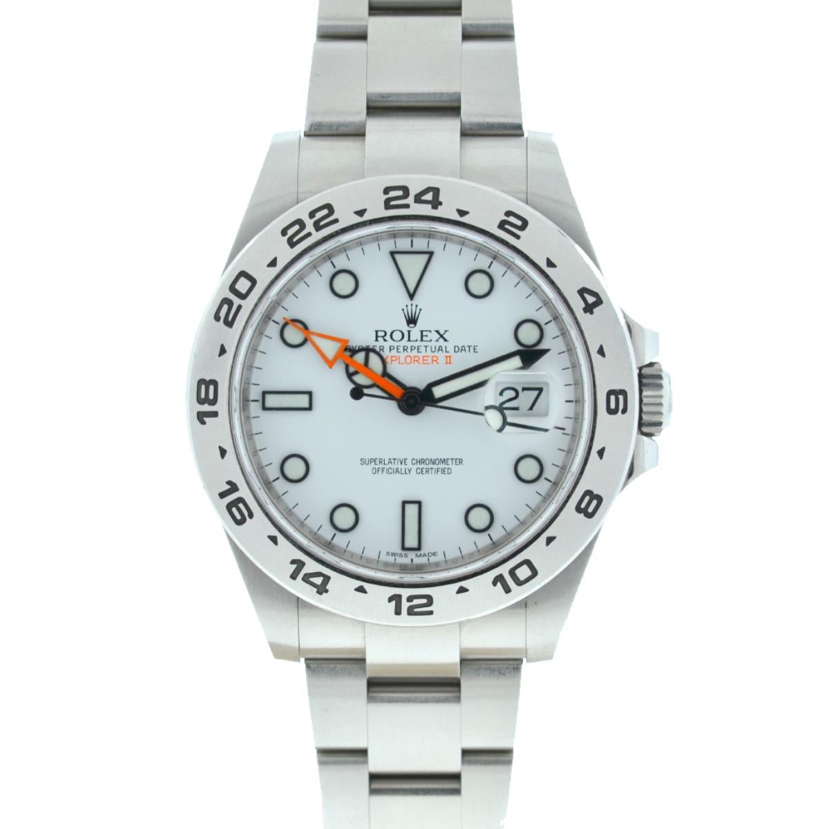 Rolex Explorer II 216570 White Dial 